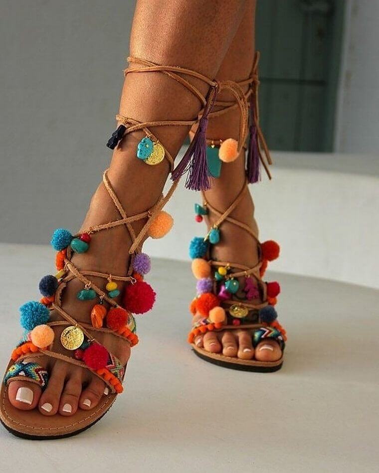 50 Chic Style Bohemian Sandal Ideas | Bohemain Boho