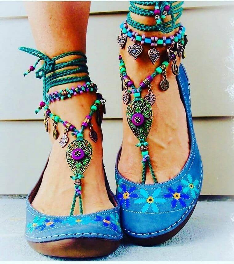 50 Chic Style Bohemian Sandal Ideas | Bohemain Boho