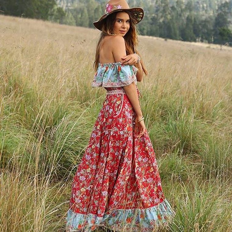 Boho skirt shop for girl