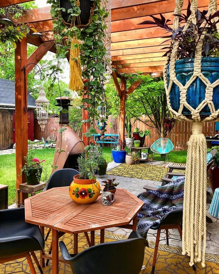 Beautiful Bohemian Chic Garden Ideas | Bohemain Boho