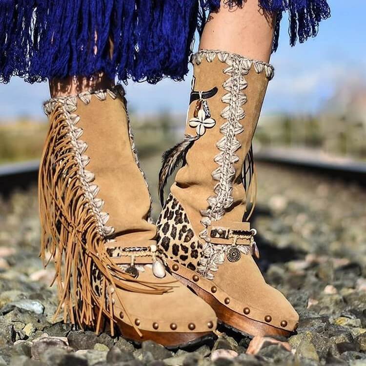 Bohemian winter outlet boots